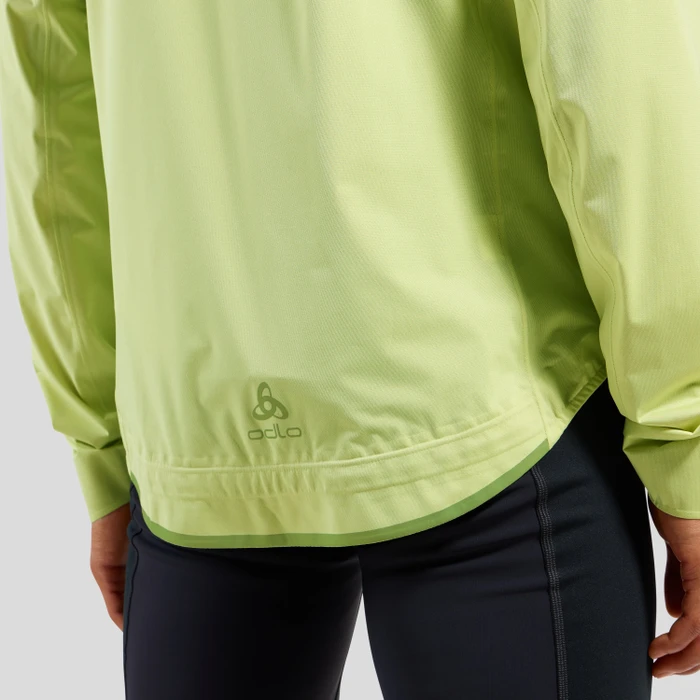 Odlo Zeroweight Performance Knit Fahrradjacke shadow lime (Herren)