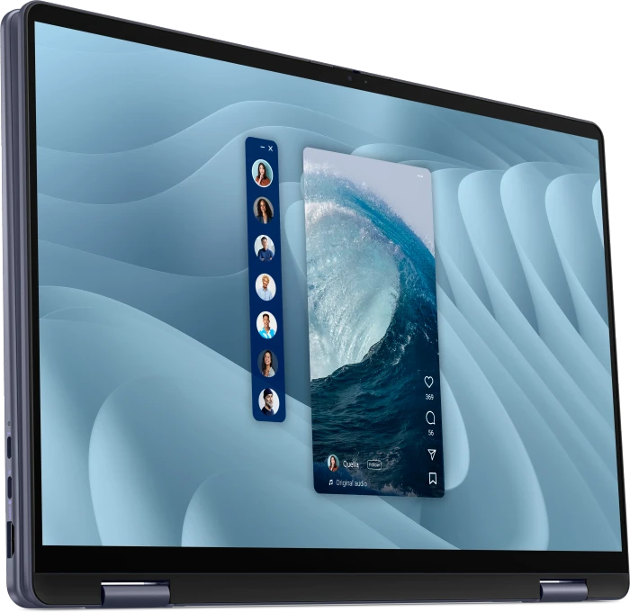Dell 16 Plus 2-in-1 DB06250, Midnight Blue, Core Ultra 7 258V, 32GB RAM, 1TB SSD, DE