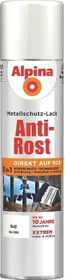 Alpina Farben Sprühmetallschutz-Lack Anti-Rost außen weiß glänzend, 400ml
