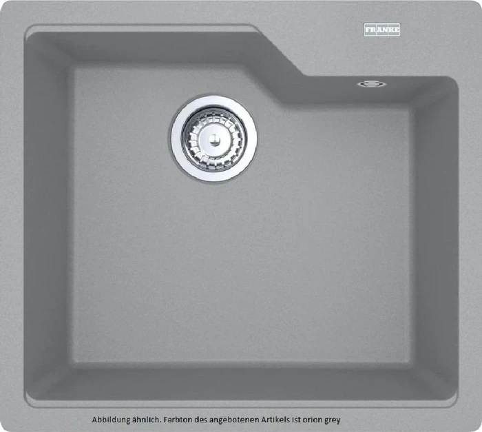 Franke Urban UBG 610-50 Einbau Becken mittig mit Ablauffernbedienung orion grey