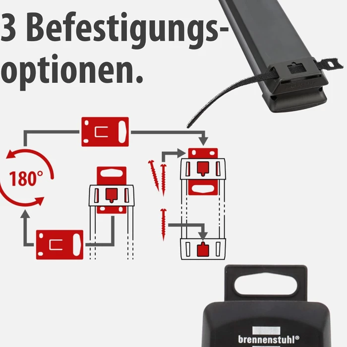 Brennenstuhl Premium-Line, 6-fach, 1x USB-A/1x USB-C USB-PD, 3m, schwarz