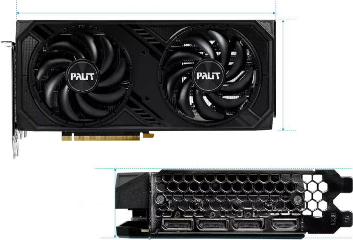 Palit GeForce RTX 4070 Dual, 12GB GDDR6X, HDMI, 3x DP
