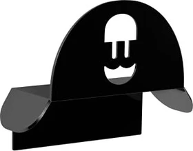 Wallbox Wandhalterung organisiert schwarz