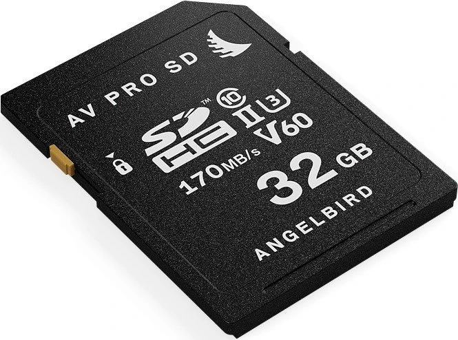 Angelbird AV PRO SD V60 R170/W105 32GB, UHS-II U3, Class 10