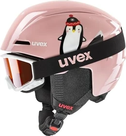 UVEX Viti Set Helm pink penguin (Junior)
