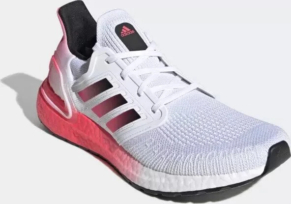 adidas Ultraboost 20 cloud white/core black/signal pink (Herren)