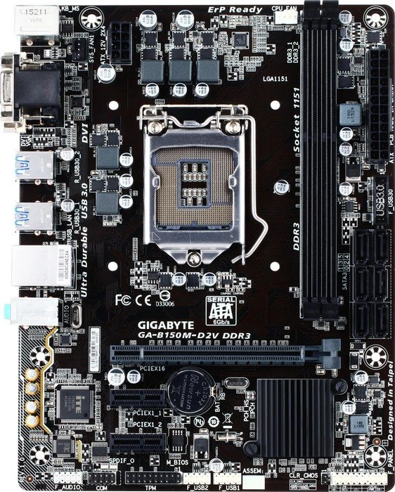 GIGABYTE GA-B150M-D2V DDR3 (Intel 1151)
