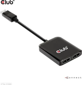 Club 3D MST-Hub DisplayPort 1.4 auf 2x DisplayPort Dual Monitor 4K60Hz
