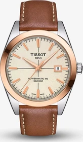 Tissot Gentleman Powermatic 80 Silicium 18K Goldlünette T927.407.46.261.00