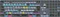 LogicKeyboard Titan Wireless DaVinci Resolve Mac, Titanium Gray, LEDs weiß, USB/Bluetooth, UK Vorschaubild