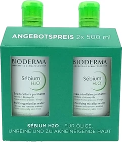Bioderma Sébium H2O Mizellenwasser, 1l (2x 500ml)