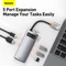 Baseus Metal Gleam 5-in-1 Hub, USB-C 3.0 [Stecker] Vorschaubild