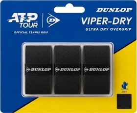 Dunlop Viper Dry Overgrip Griffband schwarz, 3 Stück