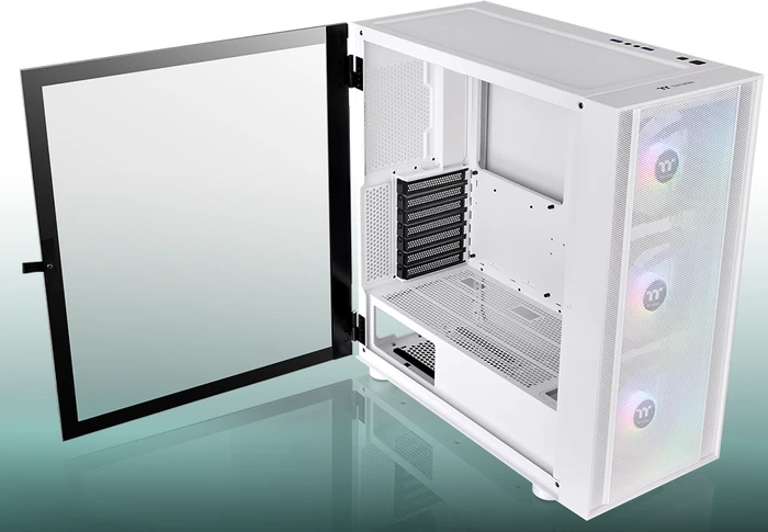 Thermaltake H570 TG ARGB Snow Edition, weiß, Glasfenster