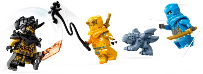 LEGO Ninjago - Duell zwischen Nya und Arins Babydrachen