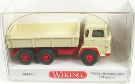 Wiking Flachpritschenkipper Magirus hellelfenbein