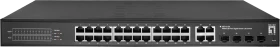 LevelOne GES Rackmount Gigabit Smart Switch, 24x RJ-45, 4x RJ-45/SFP (GES-2128 / 52091703)