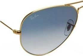Ray-Ban RB3025 Aviator Gradient 58mm gold/hellblau Verlauf