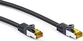 goobay Patchkabel, Cat7/Cat6a, S/FTP, RJ-45/RJ-45, 20m, schwarz