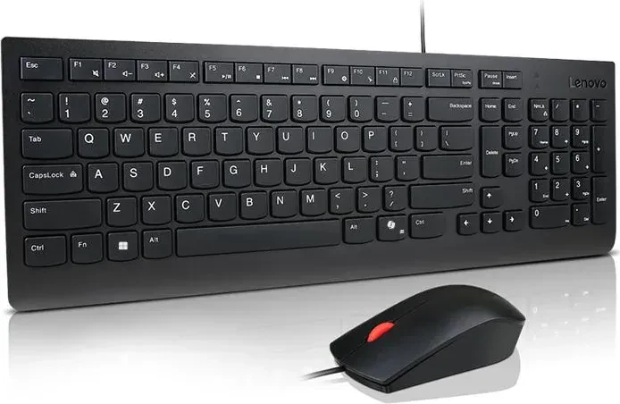 Lenovo Essential Wired Combo, mit Copilot-Taste, USB, PL