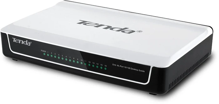 Tenda S Desktop Switch, 16x RJ-45