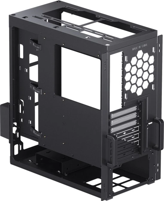 Jonsbo U6 Black, schwarz, Glasfenster