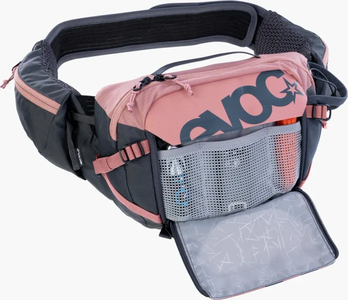 Evoc Hip Pack Pro 3 mit Trinksystem dusty pink/carbon grey