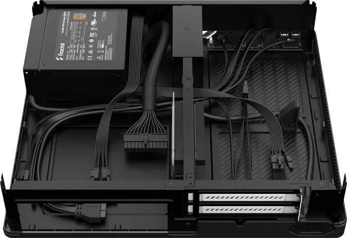 Fractal Design Node 202 + Anode PSU, schwarz, Mini-ITX, 450W SFX
