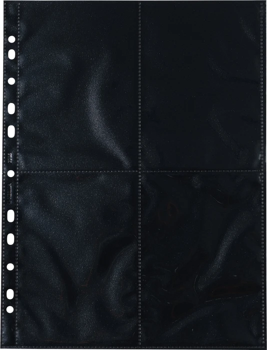 Herma Fotosichthüllen schwarz, 100x150mm, hoch, 10 Stück