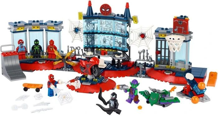 LEGO Marvel Super Heroes Spielset - Angriff auf Spider-Mans Versteck