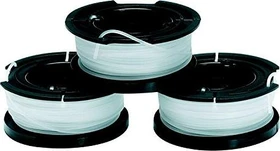 Black&Decker A6485 Fadenspule Reflex für Rasentrimmer, 1.5mm/10m, 3 Stück