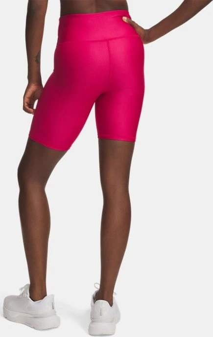 Under Armour HeatGear Armour Fahrradhose kurz shaded fuchsia/white (Damen)