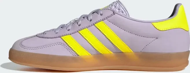 adidas Gazelle Indoor silver dawn/solar yellow/gum