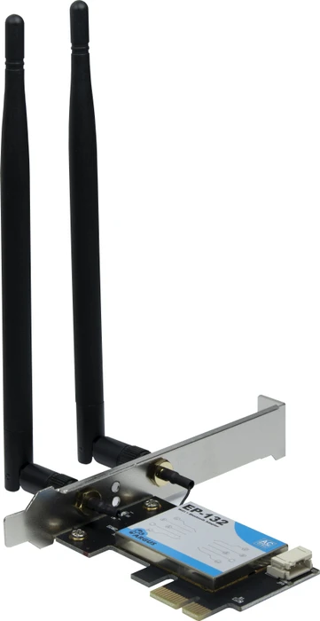 Inter-Tech EP-132, 2.4GHz/5GHz WLAN, Bluetooth Adapter, PCIe x1