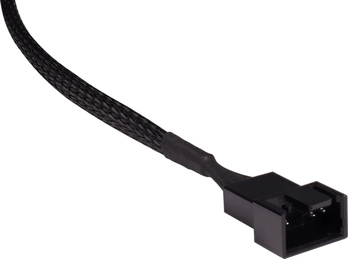 Alphacool 4-Pin auf 4x 4-Pin Verteiler, sleeved, 30cm, schwarz