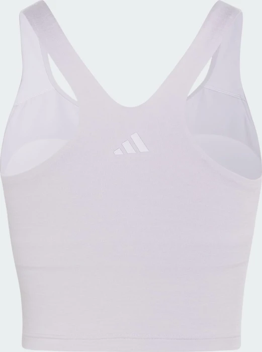 adidas All Me Medium-Support Bra Tanktop Sport-BH frozen purple melange (Damen)