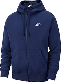 Nike Sportswear Club Fleece Hoodie midnight navy/white (Herren)