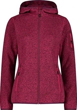 CMP Knit Tech Fleece Hoody Jacke fucsia/amaranto (Damen)