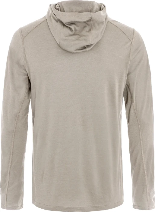 Fjällräven Abisko Wool Hoodie Funktionsshirt langarm light fossil (Herren)