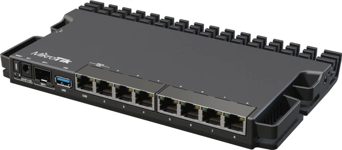 MikroTik RouterBOARD RB5009 Router, 8x RJ-45, 1x SFP+ Gigabit Router, 8x RJ-45, 1x SFP+, PoE PD