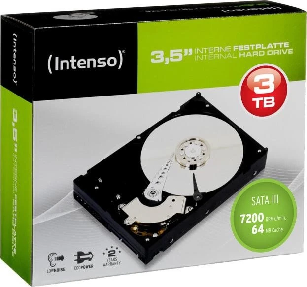 Intenso 3TB, 3.5" / SATA 6Gb/s