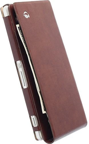 Krusell Kalmar WalletCase für Sony Xperia Z2 braun