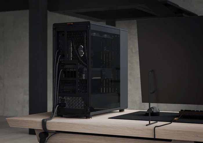 Fractal Design North Charcoal Black TG Dark, Glasfenster