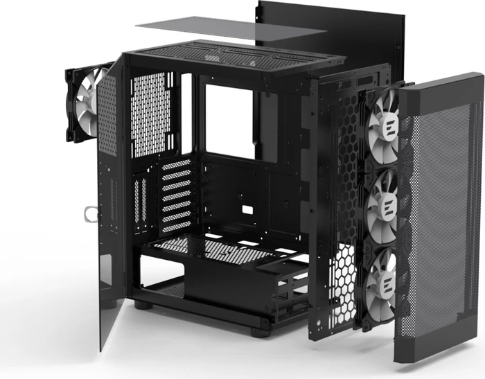 Zalman i4 TG Black, Glasfenster