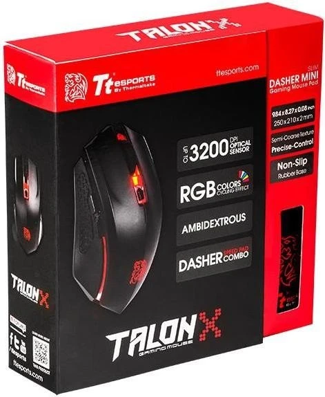 Tt esports Talon X Gaming Gear Combo, USB