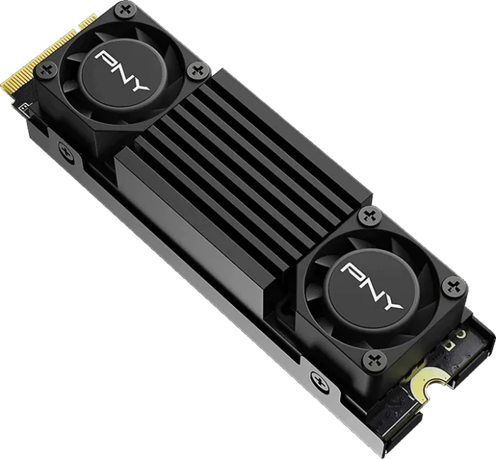 PNY CS3150 Black 1TB, M.2 2280 / M-Key / PCIe 5.0 x4, Kühlkörper