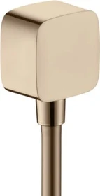 Hansgrohe Axor ShowerSolutions Wandanschluss softsquare polished red gold