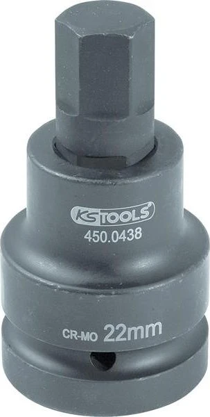 KS Tools Innensechskant Steckschlüssel 1", 17x75mm