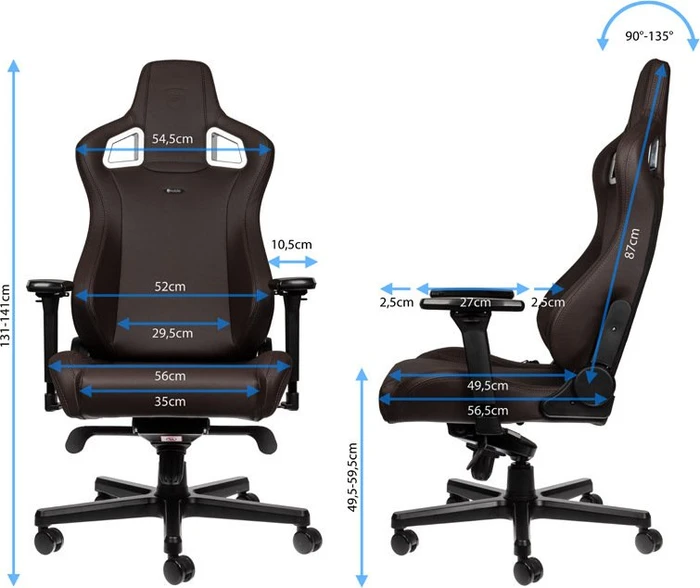 noblechairs Epic Java Edition Gamingstuhl, braun