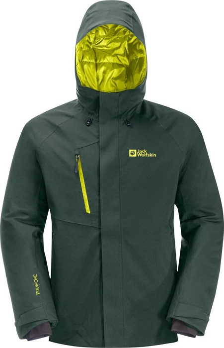 Jack Wolfskin Troposphere Ins Funktionsjacke black olive/firefly (Herren)